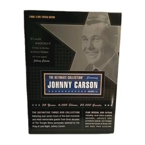Johnny Carson: The Ultimate Collection (DVD,‎ 2003, 3-Disc Set)